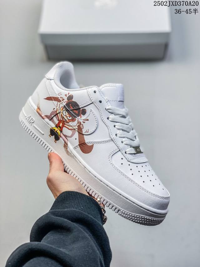 180 真标带半码 耐克 Nike Air Force 1 Af1耐克 低帮 空军一号休闲板鞋 哪吒 货号： 212400Aceet 尺码： 36-45半 编码