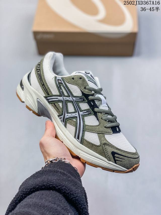 180 Asics Gel-1130舒适运动防滑耐磨低帮休闲跑步鞋 在透气和防滑方面也是很出色 有前掌透气网布加上鞋底X型纹路增强了透气性和地面抓地力 跑起来也 - 点击图像关闭