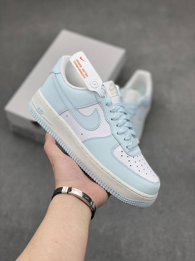 工厂套现 福利特价110 原本地200版本 Nike Air Force 1 '07 Low 空军一号低帮休闲板鞋 原楦头原纸板 清洁度完美 全掌内置蜂窝气垫