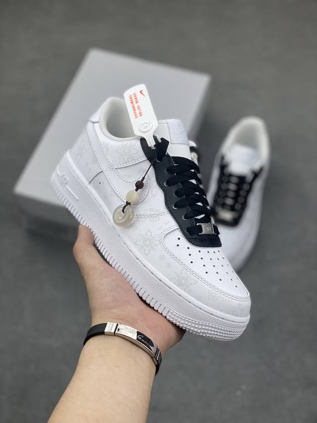 工厂套现 福利特价110 原本地200版本 Nike By You Air Force 1'07 Low Retro Sp古玩主题 空军一号低帮经典百搭休闲运动