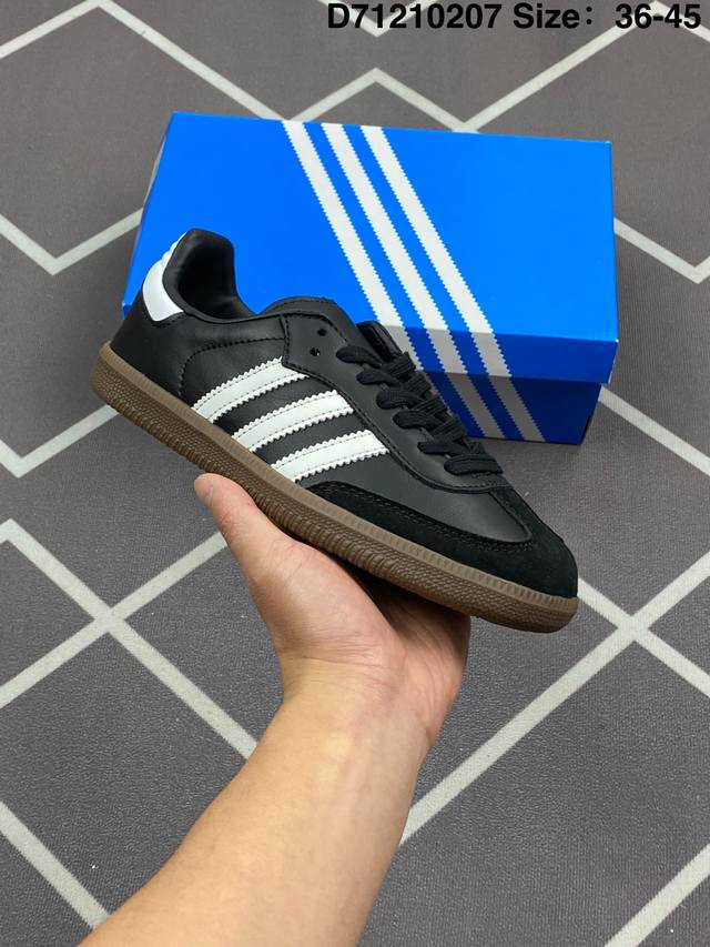 150 真标阿迪达斯三叶草Adidas Originals Samba Og 桑巴舞系列绅士德训足球风百搭低帮休闲运动板鞋 货号:Ie6522 尺码:36～ 4 - 点击图像关闭