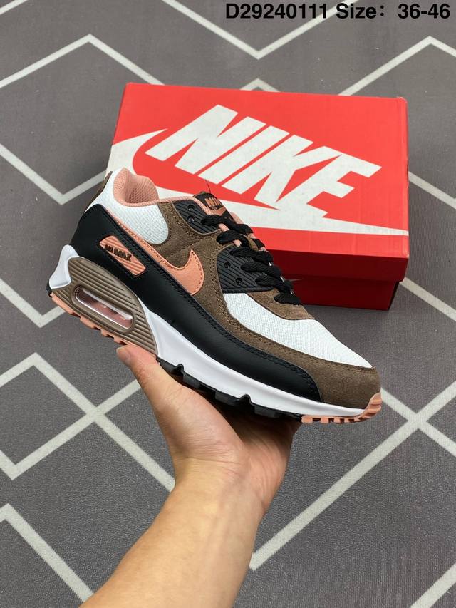 170 真标Nike Air Max 90 初代复古气垫百搭休闲运动慢跑鞋复古小气垫史上第一双可视气垫跑鞋 凭借着 Air Max 气垫带来的舒适脚感和鞋面面料