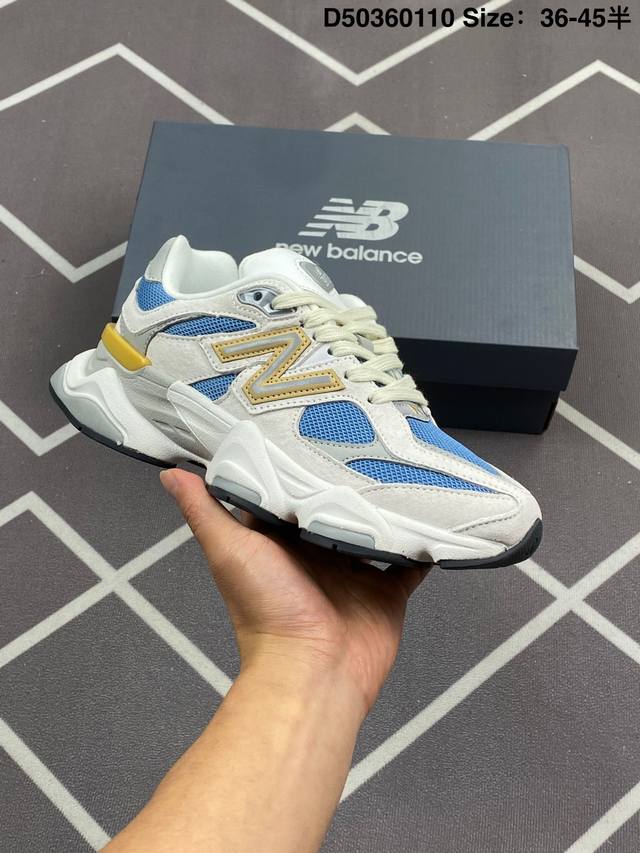 250 公司级New Balance 公司级版本 Nb9060 联名款 复古休闲运动慢跑鞋 鞋款灵感源自设计师本人对夏日的怀日回忆。鞋面大身由空间双格及磨砂鞋面