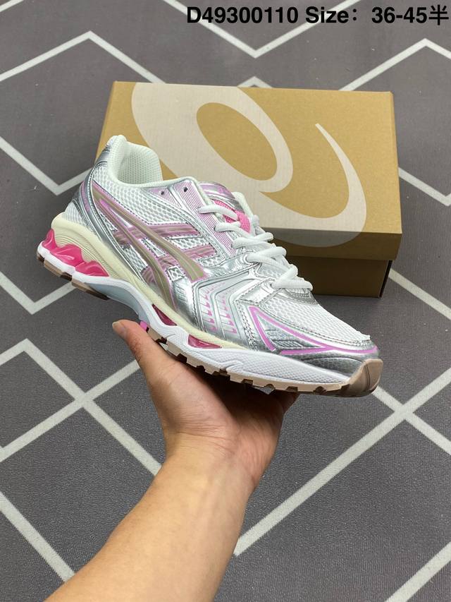 210 Asics Gel-Kayano 14 复古单品 亚瑟士系列轻量缓震休闲运动跑步鞋 设计师 Hidenori Yamashita 以「Flash」一词为