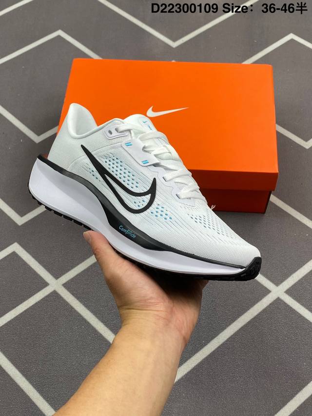 210 公司级Nike Quest 6极速6代 网面透气 时尚休闲跑步鞋 简约高科技设计采用多层材料，为双足带来凉爽感受和稳固体验时尚鞋面搭配中足包覆设计，提