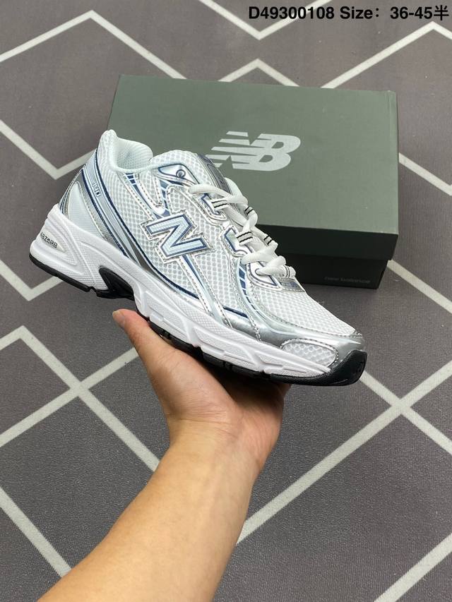 210 公司级新百伦中古跑鞋 New Balance 740系列新百伦 潮流男女运动鞋 Nb740跑步鞋透气鞋复古潮鞋 货号:U740Gr2 尺码:36 37