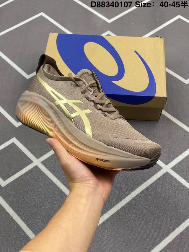 230 Asics Gel-Nimbus 27 Luxe 舒适百搭防滑耐磨 低帮跑步鞋 女款 褐色 货号: 1012B816-020 编码:D88340107