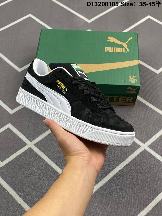 140 公司级Puma Suede Xl 复古单品 彪马 防滑耐磨低帮德训板鞋 货号:395205 04 尺码:35.5 36 37 37.5 38 38.5