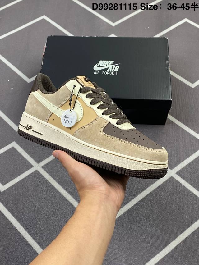 200 耐克 Nike Air Force 1 '07 Low 空军一号含气垫 低帮百搭厚底增高休闲运动板鞋。柔软、弹性十足的缓震性能和出色的中底设计，横跨复古