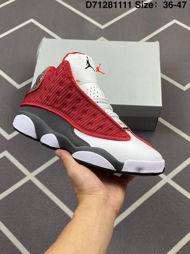 200 真标耐克Nike Air Jordan 13 迈克尔·乔丹Aj13代复古中帮文化休闲运动篮球鞋 货号:884129 600 尺码:36-47 Id:D7