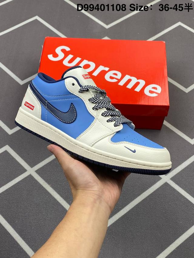 270 【公司级】耐克 乔丹Air Jordan 1 Low Aj1 乔1 乔丹1代Aj1 低帮复古文化休闲运动篮球鞋。该鞋款从 1985 年元年款汲取设计灵感