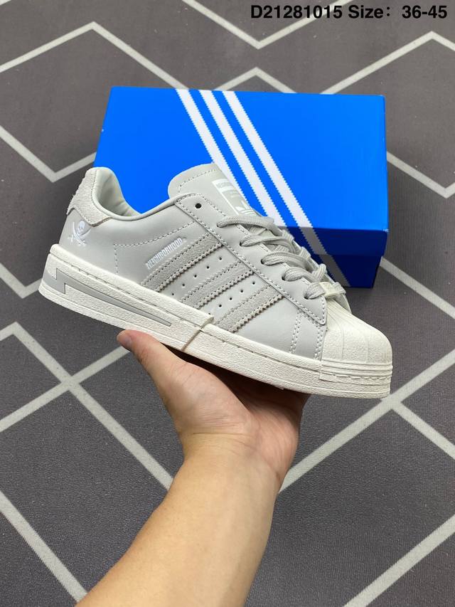 200 阿迪达斯Adidas三叶草 Originals Sstr N 2005 贝壳头系列低帮经典百搭休闲运动板鞋 货号:Ie6117 编码：D21281015