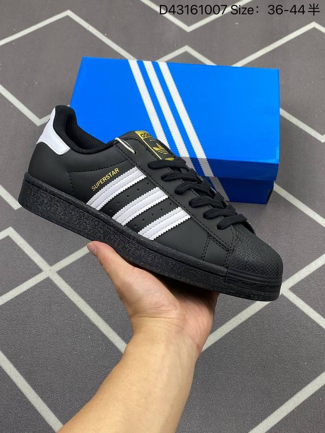 120 真标阿迪达斯Adidas三叶草 Originals Superstar贝壳头系列低帮经典百搭休闲运动板鞋 货号:Eg4959 尺码:如图 D431610