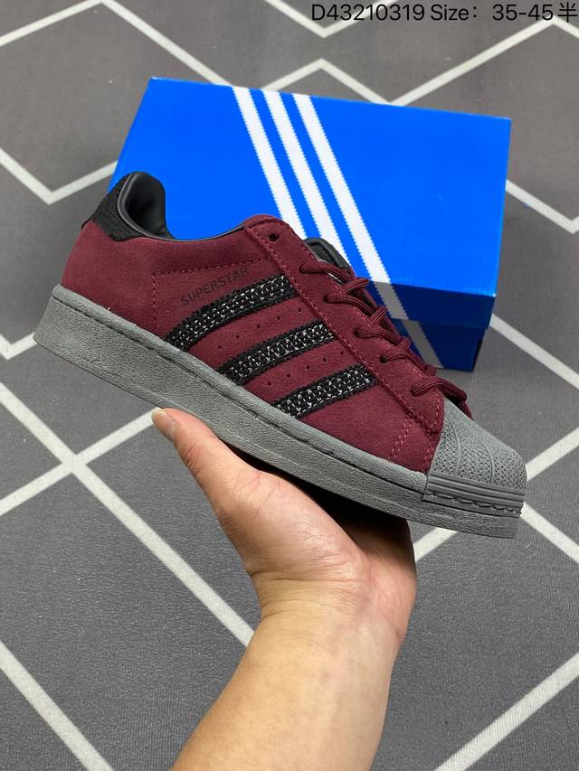 150 阿迪达斯Adidas三叶草 Pns Superstar 贝壳头系列低帮经典百搭休闲运动板鞋 尺码:35 36 36.5 37 38 38.5 39 40