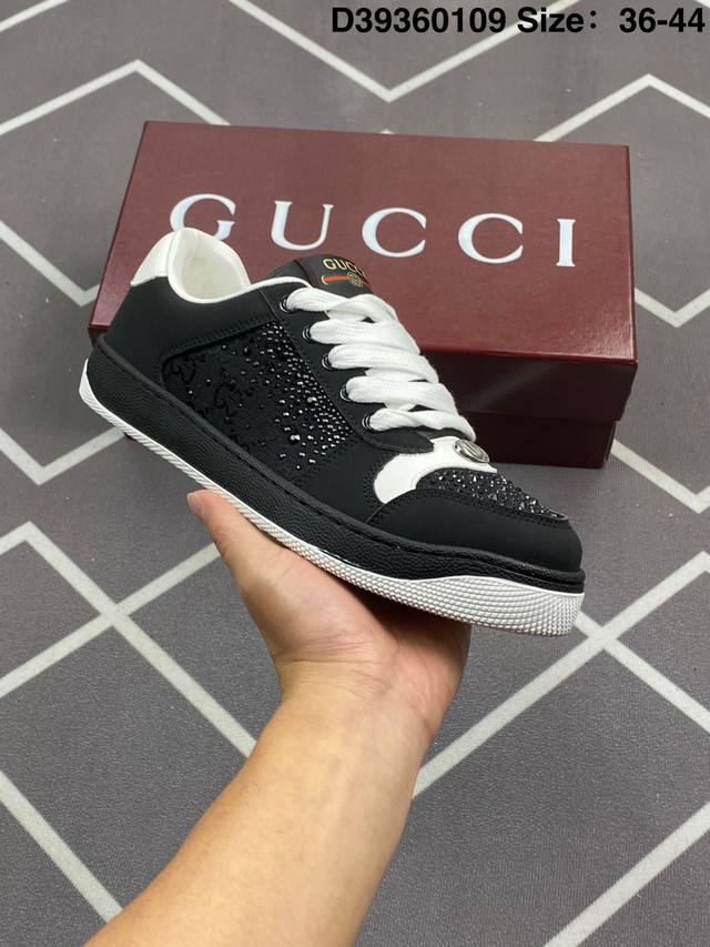 250 Gucci古驰 经典高奢古驰Gucci Ace Embroidered Low-Top拼色刺绣系列低帮潮流百搭休闲板鞋“ 货号:570442 尺码:如图