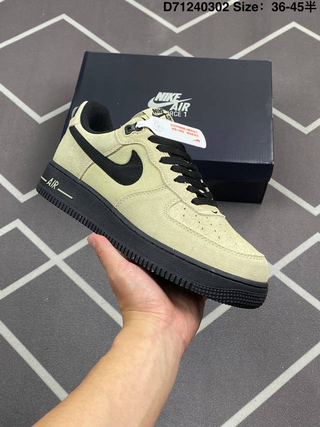 170 耐克Nike Air Force 1 Low 空军一号 Af1 2025年新款 小白鞋 低帮百搭厚底增高休闲运动板鞋。柔软、弹性十足的缓震性能和出色的中