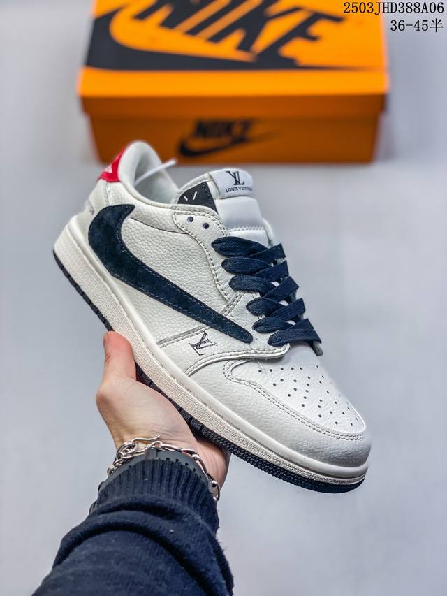 170 海外爆款限量发售！Travis Scott X Fragment Design X Jordan Air Jordan 1 Low Og Sp “斯图西