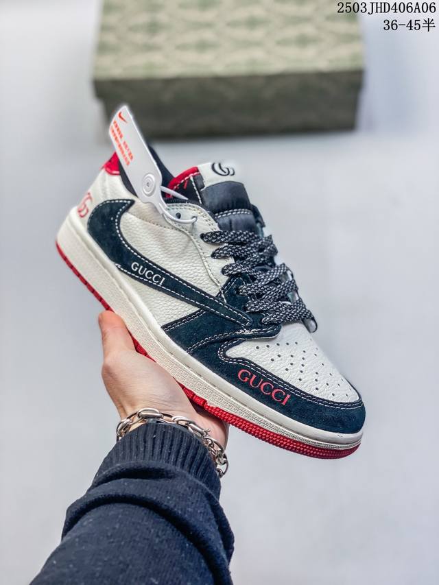 170 海外爆款限量发售！公司级 Travis Scott X Fragment Design X Jordan Air Jordan 1 Low Og Sp