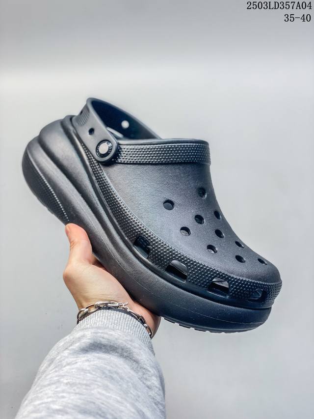 100 夏季爆款 Crocs/卡骆驰 男女鞋原环保材料,软包无鞋盒美国休闲鞋履品牌·卡骆驰/Crocs Duet Max Ii 2 Clog Sandals 迪 - 点击图像关闭