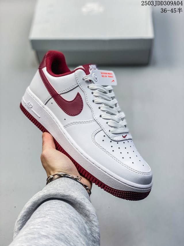 130 公司级 Af1耐克 Nike Air Force 1 ‘07 Low 空军一号 厚底增高百搭运动板鞋 原楦头原纸板 打造纯正空军版型，专注外贸渠道 全掌