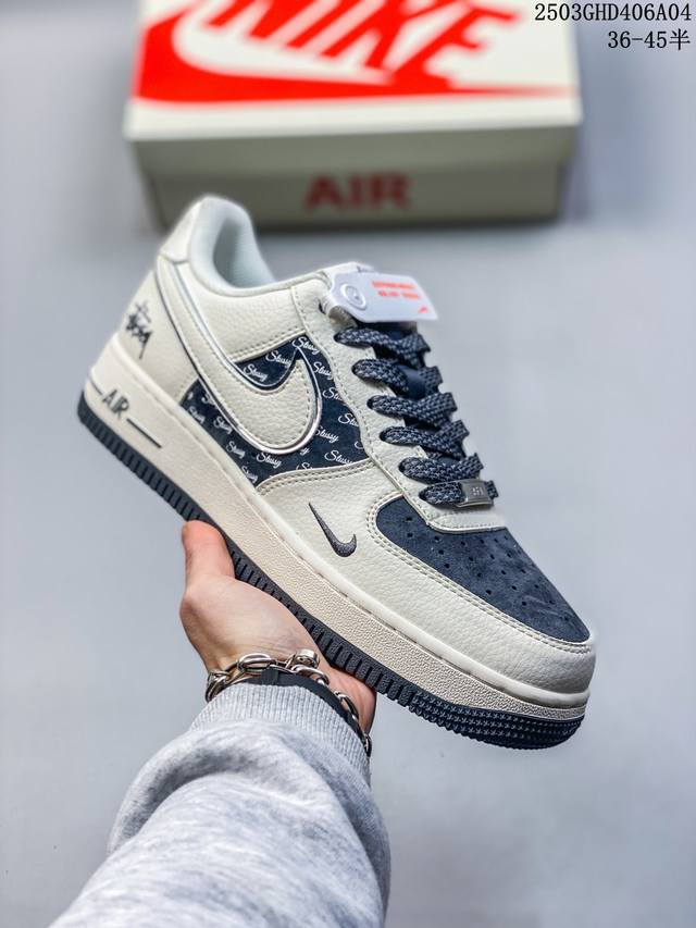 300 海外限量发售！公司级Nike Air Force 1 '07 Low “北面联名——磨砂黑抽绳”空军一号 低帮 运动鞋 休闲鞋 折边针车 工艺难度大 原