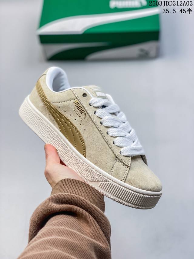 130 公司级Puma Suede 复古单品 彪马 防滑耐磨低帮德训板鞋 尺码: 35.5 36 36.5 37.5 38 38.5 39 40 40.5 41