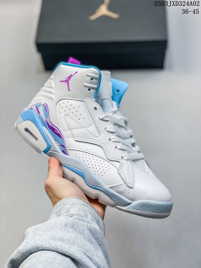 180 乔丹Air Jordan 6 Retro“Georgetown 乔丹Aj6代复古休闲文化篮球鞋 尺码36 37 38 39 40 41 42 43 44