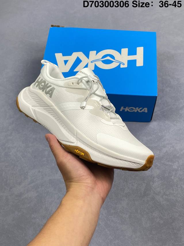 210 Hoka One One Transport系列 舒适百搭 防滑耐磨 低帮 徒步鞋 男女款 白色 货号: 1164371-Wwh 尺码36-45 编码: