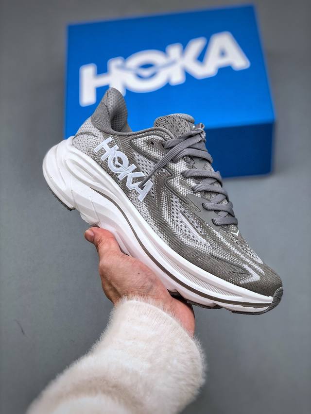 200 Hoka W Clifton 10 超轻厚底轻量跑步鞋市售最高品质 原版开发 正确后跟细节 区别市面通货版本 1162034/Hhio 尺码：36-4