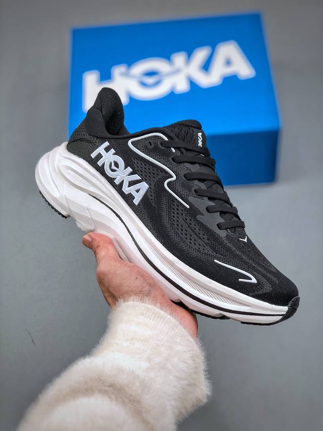 200 Hoka W Clifton 10 超轻厚底轻量跑步鞋市售最高品质 原版开发 正确后跟细节 区别市面通货版本 1162032/Hwos 尺码：36-4 - 点击图像关闭