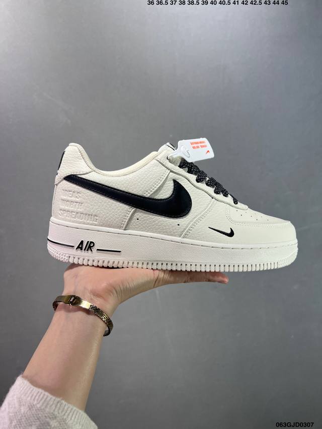 270 核心私 公司级 Nike Air Force 1 Low’07 空军一号低帮休闲板鞋 定制皮料 原楦原纸板 纯正空军版型 内置全掌气垫 货号：男 Cw