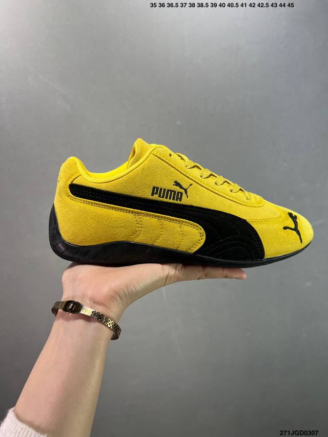 160 Puma Speedcat Og 彪马罗马阿莫尔系列百搭单品 复古运动休闲赛车跑鞋 以趣味十足又前卫复古的设计引领潮流将赛道精神融入街头时尚 开启前卫竞 - 点击图像关闭