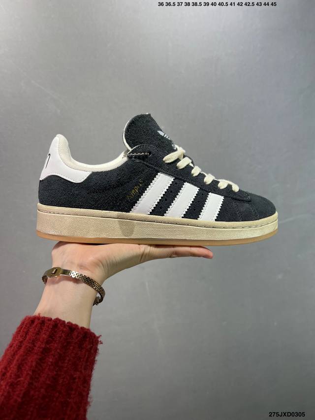 180 公司级Adidas Originals Campus 00S 学院系列 面包风经典复古低帮百搭休闲运动板鞋 货号:If4282 尺码:36 36.5 3 - 点击图像关闭