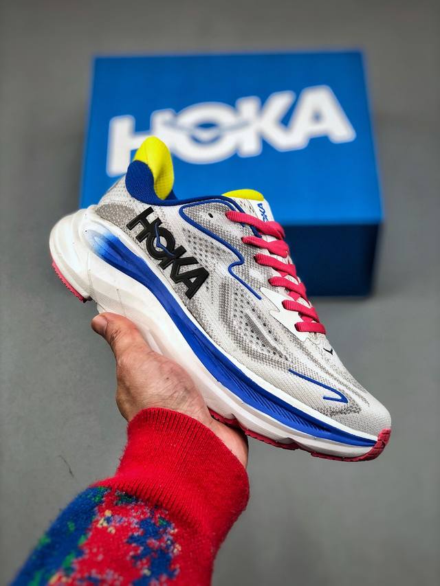 200 Hoka W Clifton 10 超轻厚底轻量跑步鞋市售最高品质 原版开发 正确后跟细节 区别市面通货版本 1162038/Wmh 尺码：36-47