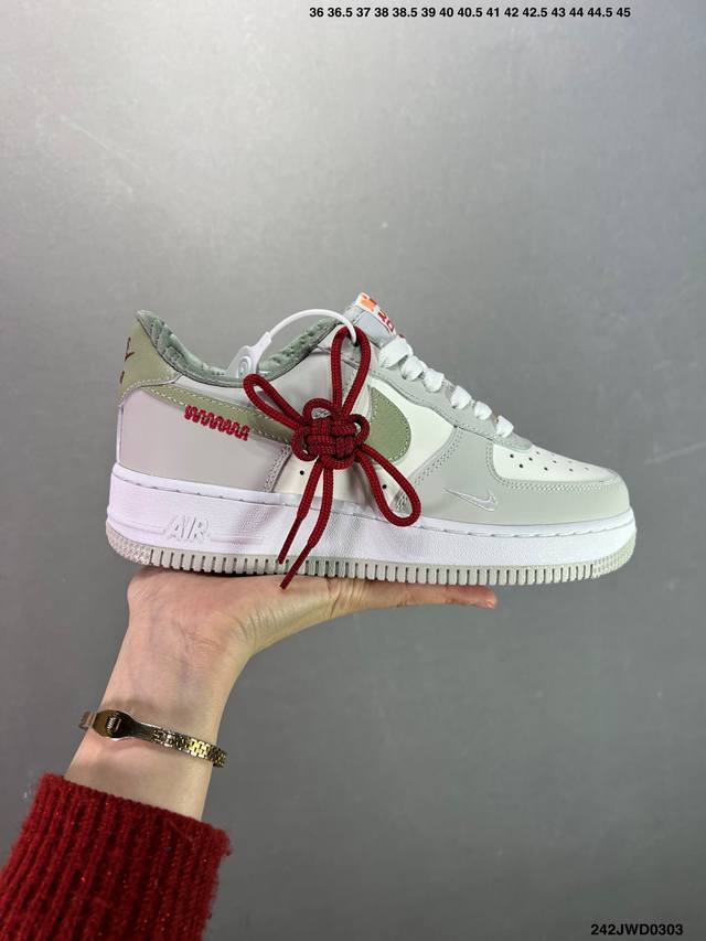 210 公司级Nike Air Force 1 ‘07 Low 空军一号 低帮 运动鞋 休闲鞋 折边针车 工艺难度大 原楦头原纸板 原装鞋盒 定制五金配件 内置