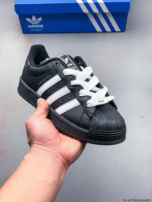 150 公司级！阿迪达斯Adidas Superstar 贝壳头经典百搭休闲板鞋 0302244F21 - 点击图像关闭