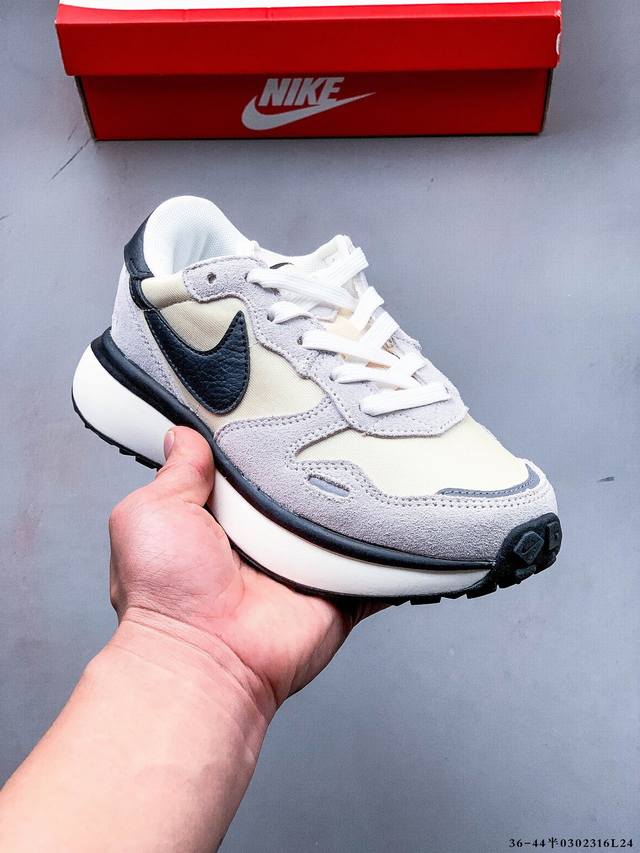 170 公司级！耐克Nike Phoenix Waffle 华夫复古休闲运动慢跑鞋 0302316L24