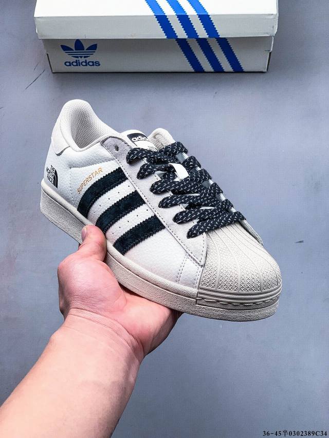 230 公司级！阿迪达斯Adidas Superstar 贝壳头经典百搭休闲板鞋 0302389C34 - 点击图像关闭