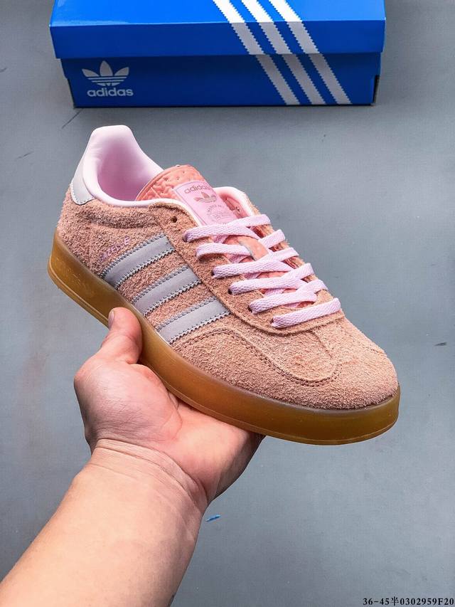 140 真标半码！阿迪达斯Adidas Gazelle 低帮复古百搭休闲运动板鞋 0302959F20 - 点击图像关闭