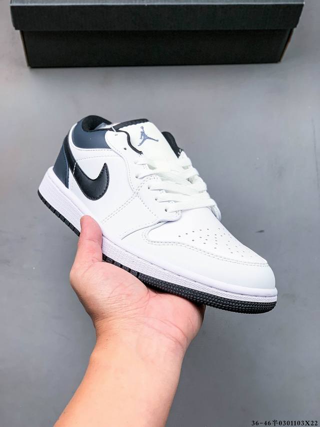 集图 160 真标半码！耐克Nike Air Jordan Low 1 乔1低帮经典休闲板鞋 0301103X22