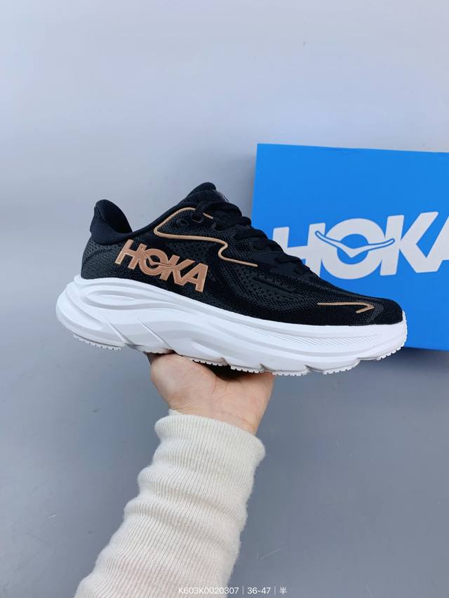 ：200 Hoka One One Cii Fton 克里夫顿 鞋面织物合成革。鞋底采用Eva板材发泡 脚感舒适 减震耐磨透气跑步运动鞋 Size：如图 编码： - 点击图像关闭