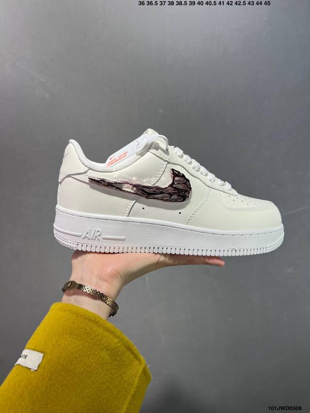 210 公司级Nike Air Force 1 Low 毒液 空军一号低帮运动休闲板鞋 原楦头原纸板 打造纯正空军版型 专注外贸渠道 全掌内置蜂窝气垫 原盒配件