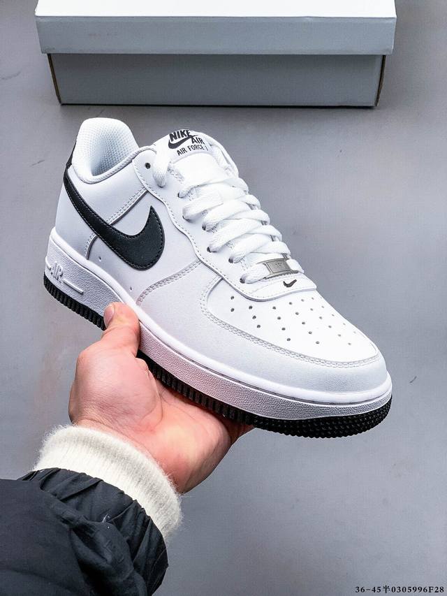 200 公司级头层！耐克Nike Air Force 1 Low 空军一号低帮经典百搭休闲板鞋 0305996F28