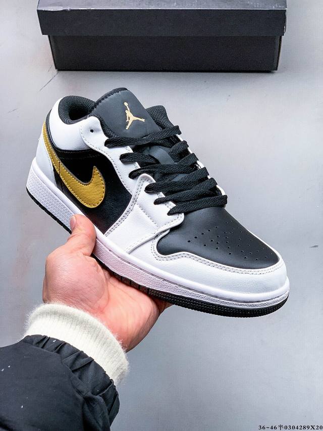 140 真标半码！耐克Nike Air Jordan Low 1 乔1低帮经典休闲板鞋 0305289X20