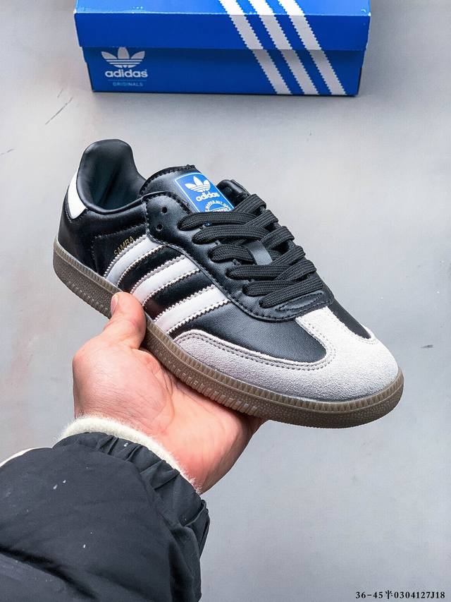 集图 130 二层真标！Adidas Samba Og 经典鞋款 Adidas 近70年的经典Samba Og 修长的鞋楦,略微尖尖的鞋头,翻毛皮的鞋头拼接,这 - 点击图像关闭