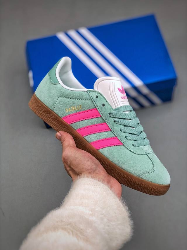 230支持放店 Adidas Originals Gazelle Indoor 三叶草休闲防滑耐磨低帮板鞋 Ji1375 尺码：36-41（半）