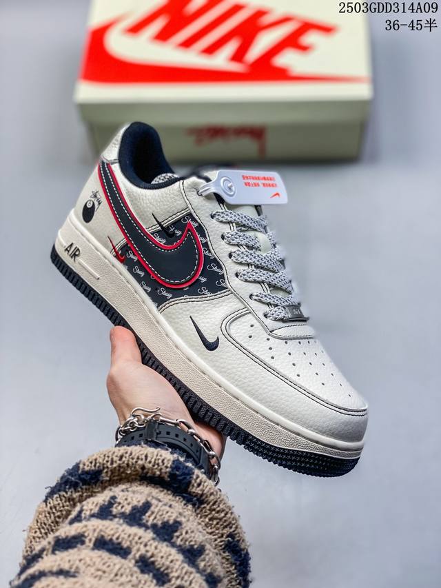 260 公司级 Af1耐克 Nike Air Force 1 ‘07 Low 空军一号 厚底增高百搭运动板鞋 原楦头原纸板 打造纯正空军版型，专注外贸渠道 全掌