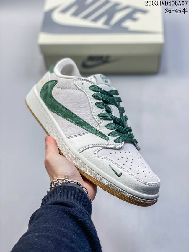 220 海外爆款限量发售！公司级 Travis Scott X Fragment Design X Jordan Air Jordan 1 Low Og Sp