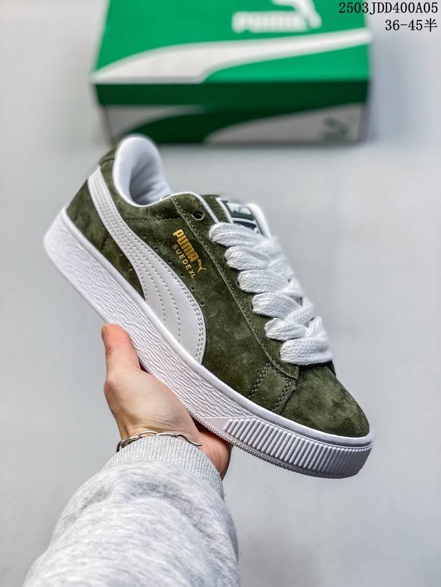 130 Puma Suede Xl复古单品 彪马 防滑耐磨低帮德训板鞋 货号:395777 02 尺码:36 37 37.5 38 38.5 39 40 40.