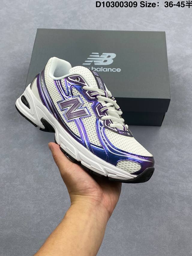 210 【公司级】New Balance Mr740 Nb新百伦系列复古老爹风休闲运动慢跑鞋。采用轻质牛剖革拼接透气网眼衬垫织物鞋面材质 T-Beam大底提供足